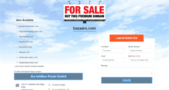 Desktop Screenshot of bazaarx.com